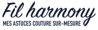 Logo site couture bleu